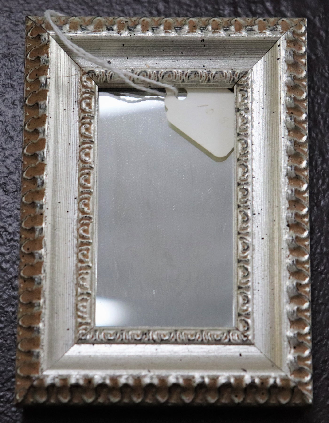 3 3/8" x 4 1/2" Rectangular Silver Micro-Mirror