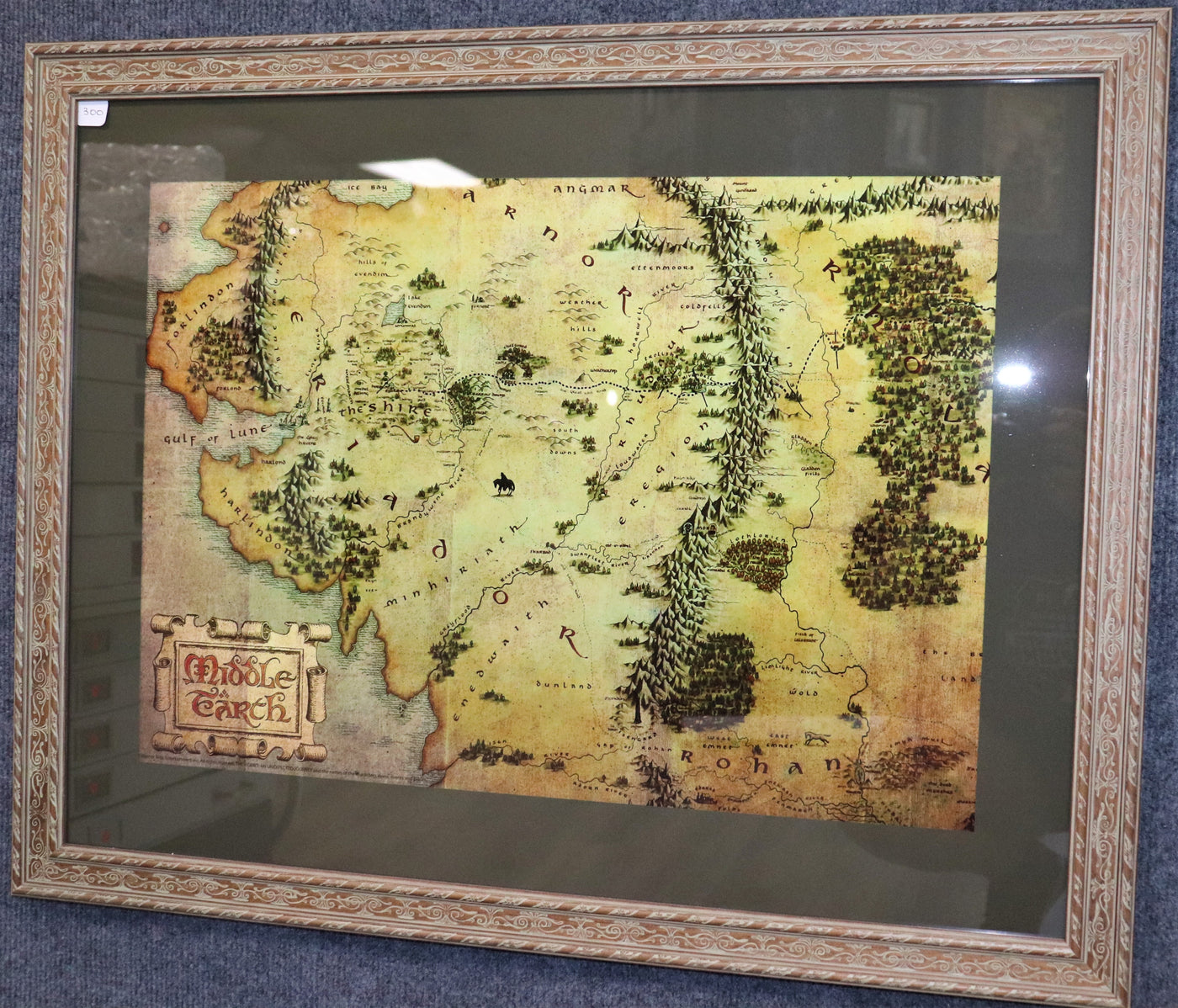 Map of Middle Earth- Print