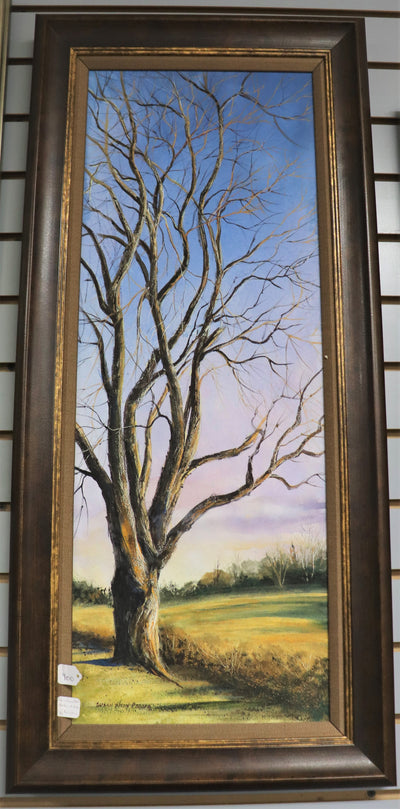 Lonesome Tree- Egg Tempera Painting