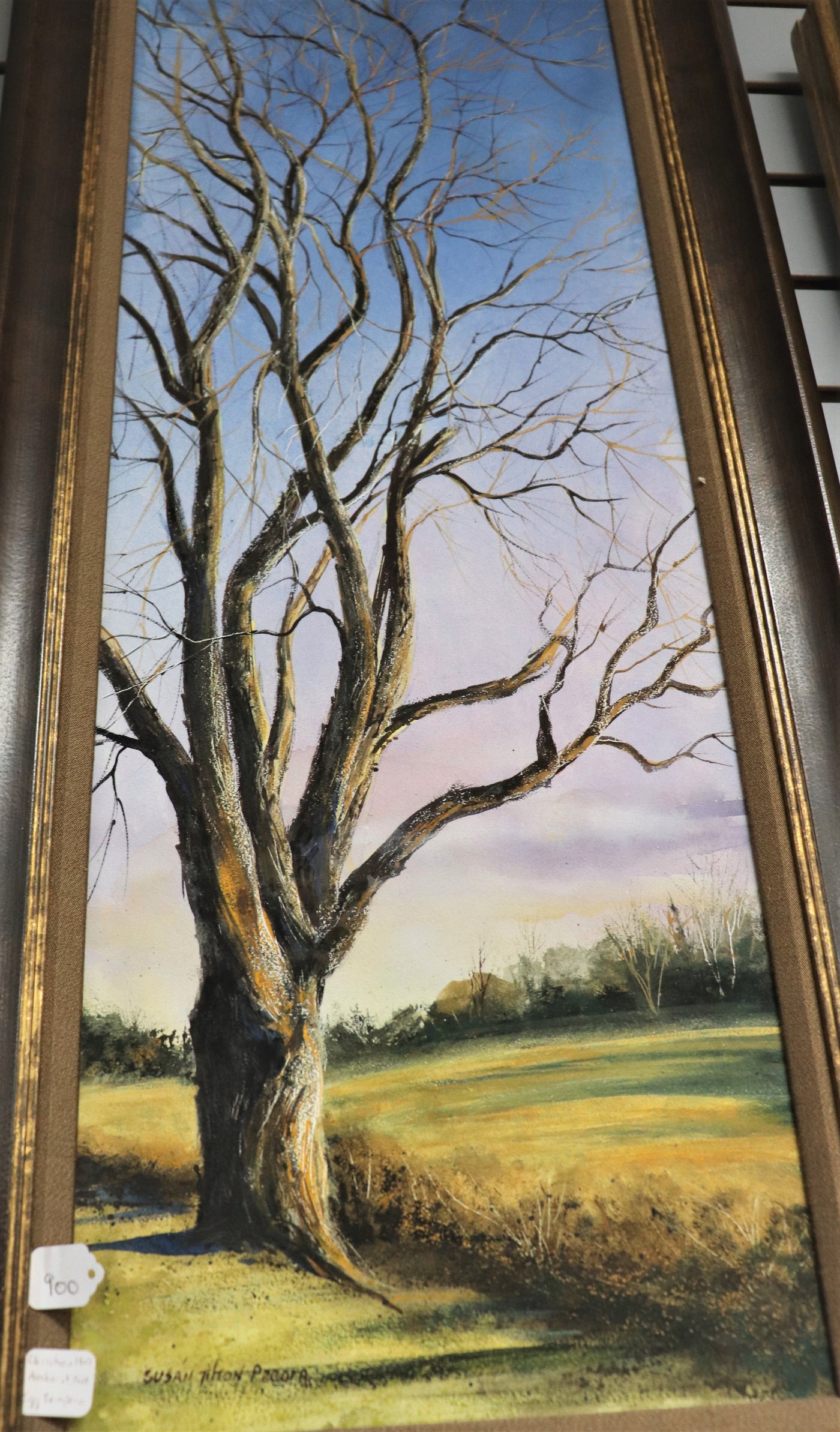 Lonesome Tree- Egg Tempera Painting