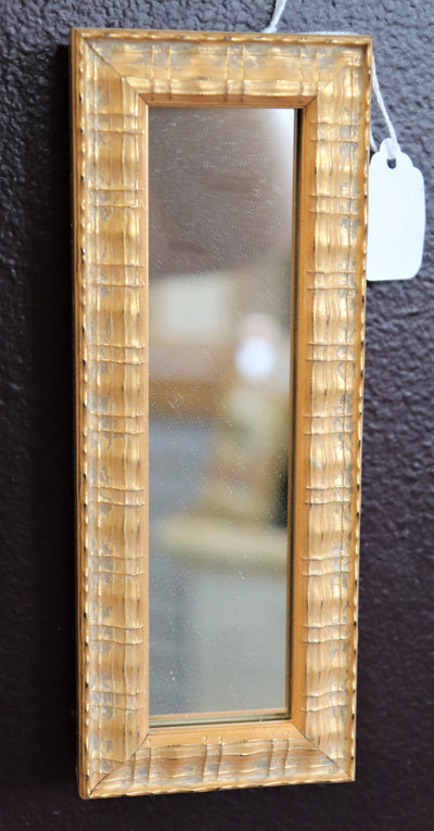 2 3/8" x 6" Rectangular Gold Micro-Mirror