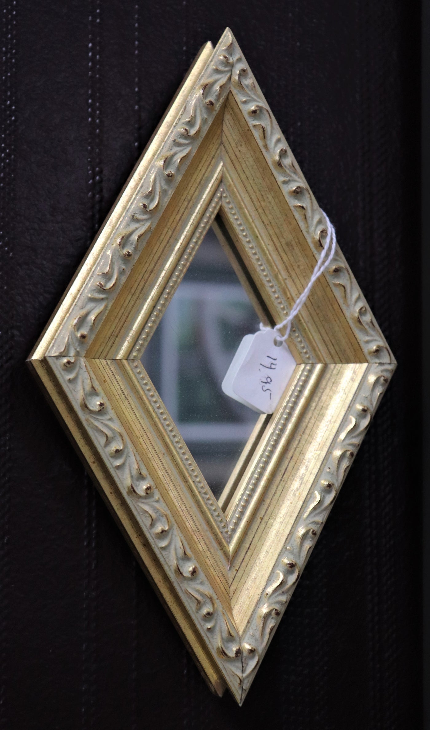 4 3/4" x 8 1/4" Diamond Gold Micro-Mirror