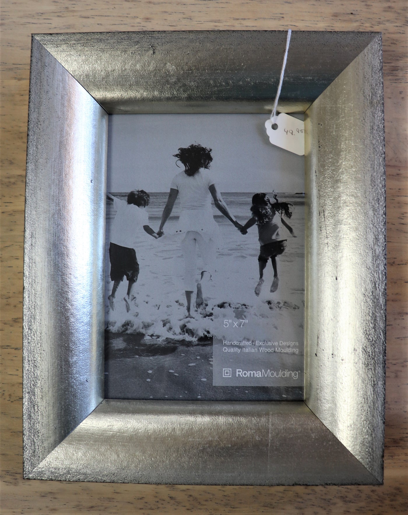 5" x 7" Silver Photo Frame- Roma