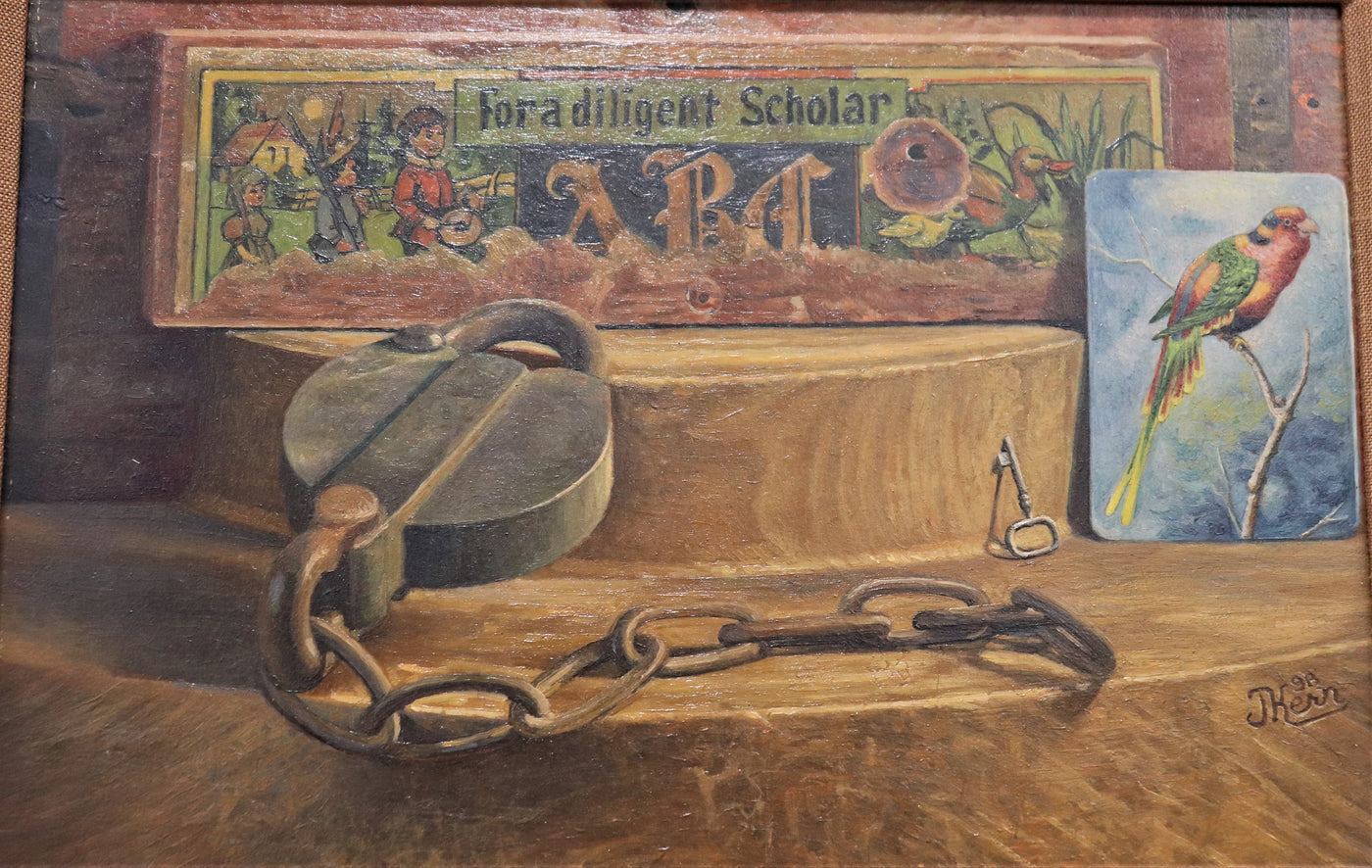 School Days- Original Painting Signed by Artist