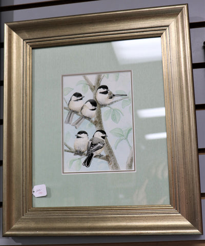 Tree Penguins- Giclee Watercolor Print