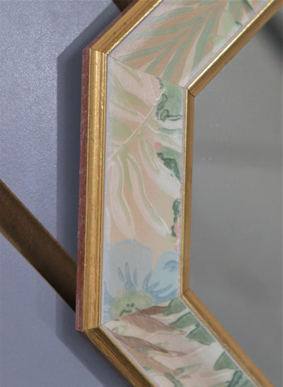 7 3/4" x 9 1/2" Teardrop Floral Micro-Mirror