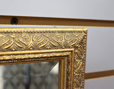 14 3/4" x 23" Rectangular Gold Mirror