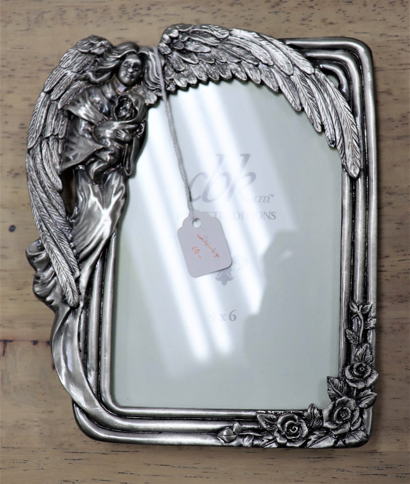 4" x 6" Metal Angel Photo Frame