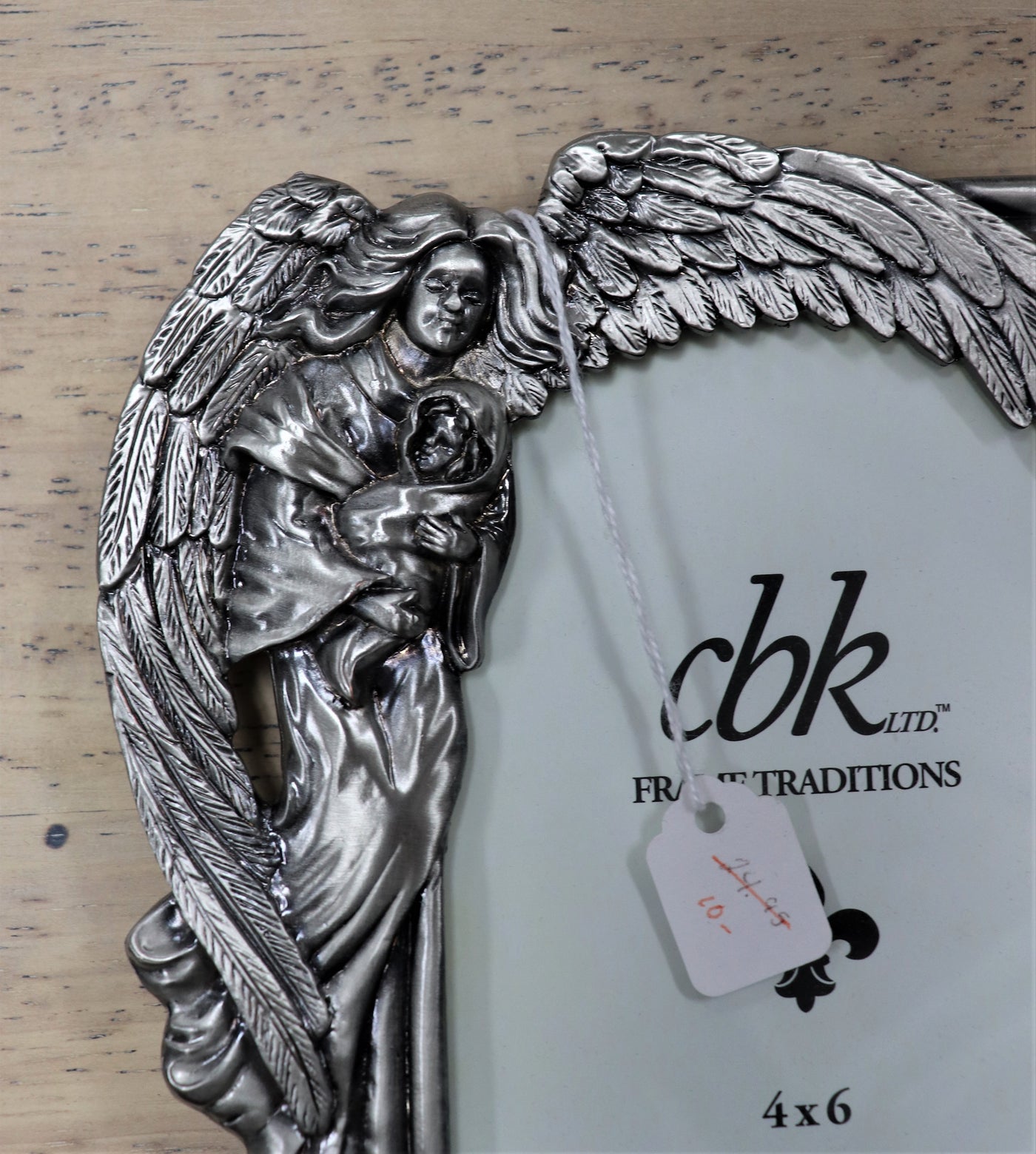 4" x 6" Metal Angel Photo Frame