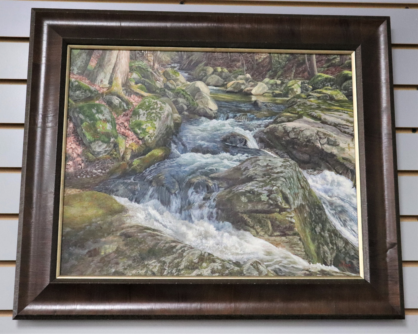Majestic Creek- Acrylic Painting Signed by Artist