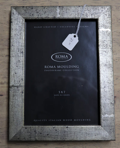 5" x 7" Silver Photo Frame- Roma