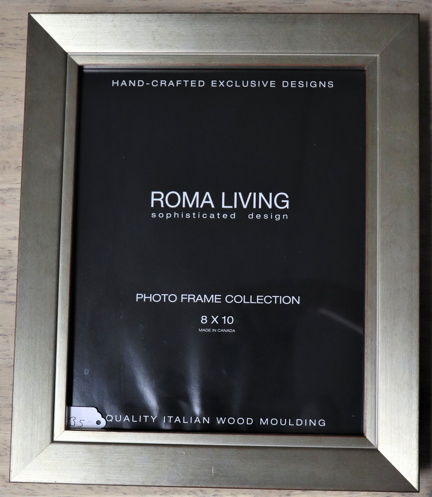 8" x 10" Silver Photo Frame- Roma