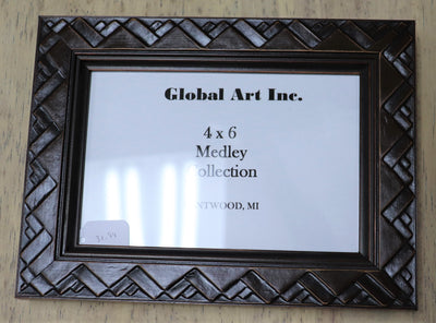 4" x 6" Brown Photo Frame- Global Art Inc.
