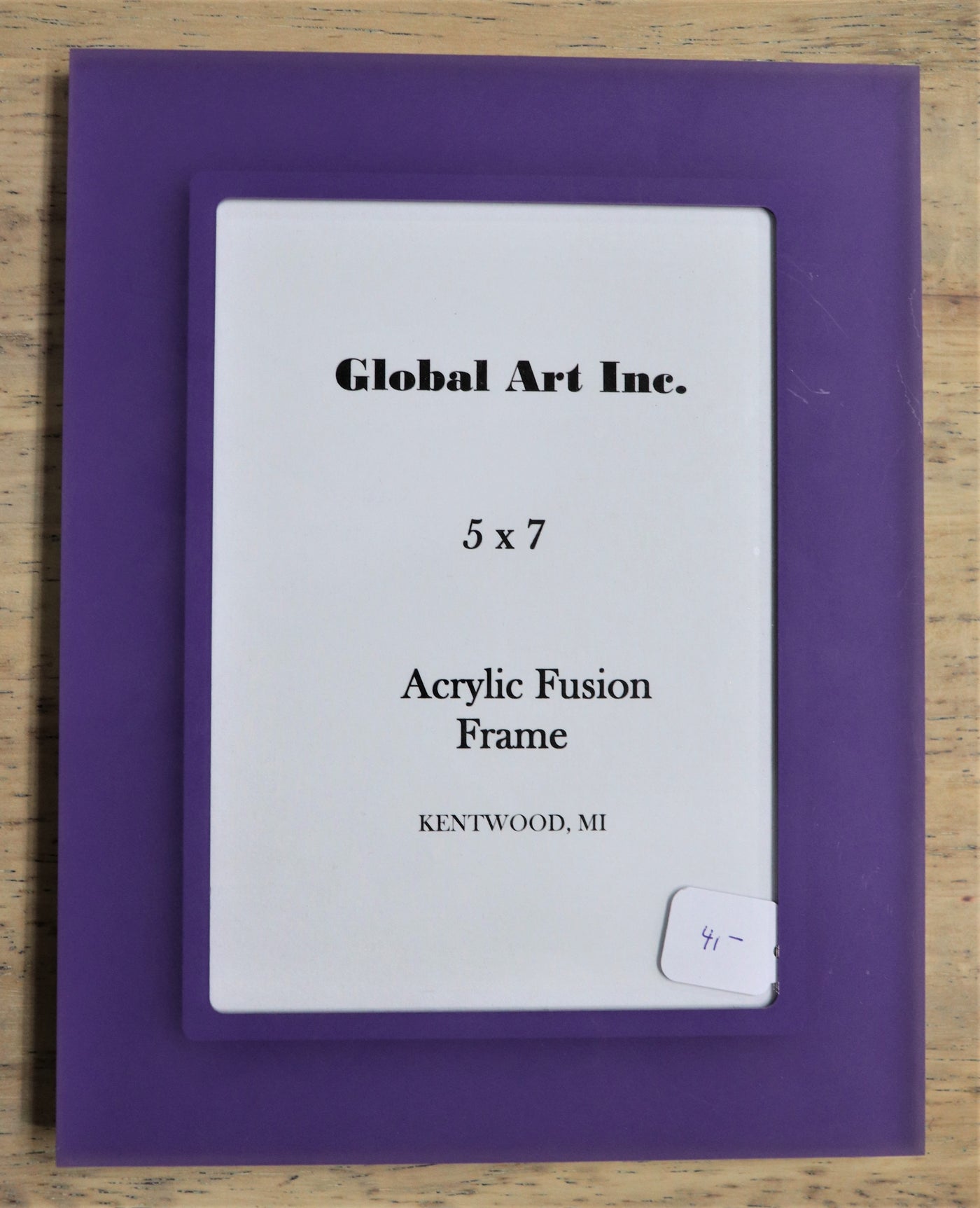 5" x 7" Purple Photo Frame- Global Art Inc.