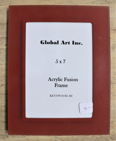 5" x 7" Red Photo Frame- Global Art Inc.