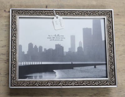 5" x 7" Metal Photo Frame with UV Protective Glass- Bella