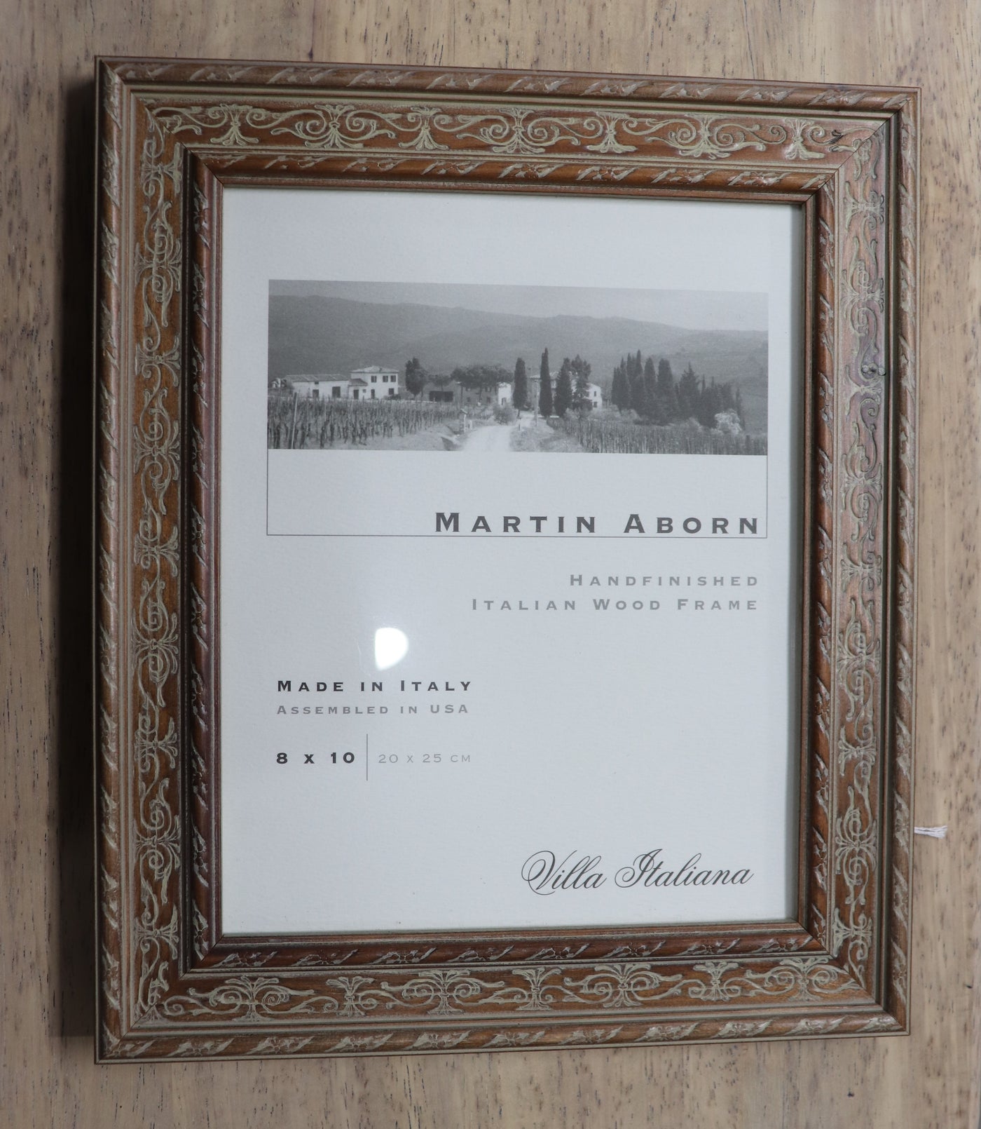 8" x 10" Wood Photo Frame- Martin Aborn
